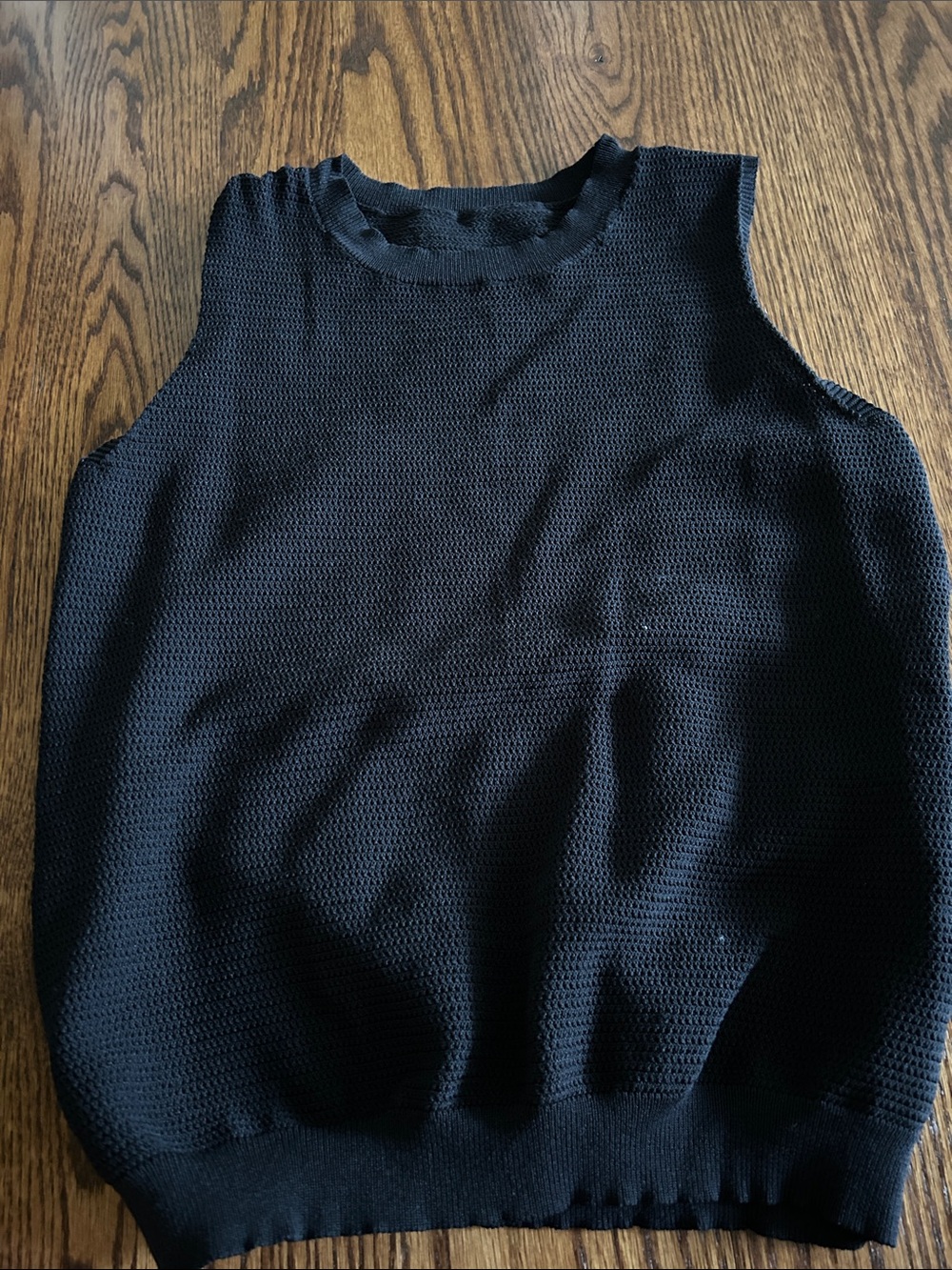 Black Sleeveless Knit Top - Classic Women's Tank